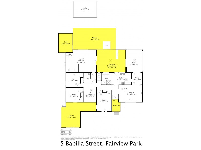 5 Babilla Street, Fairview Park SA 5126 Floorplan