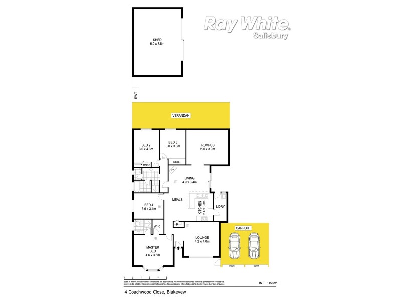 4 Coachwood Close, Blakeview SA 5114 Floorplan