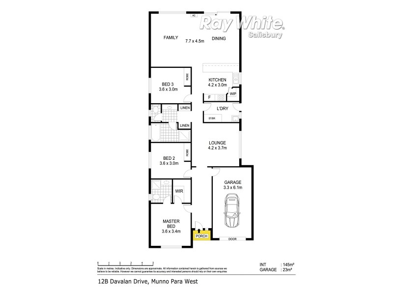 12B Davalan Drive, Munno Para West SA 5115 Floorplan