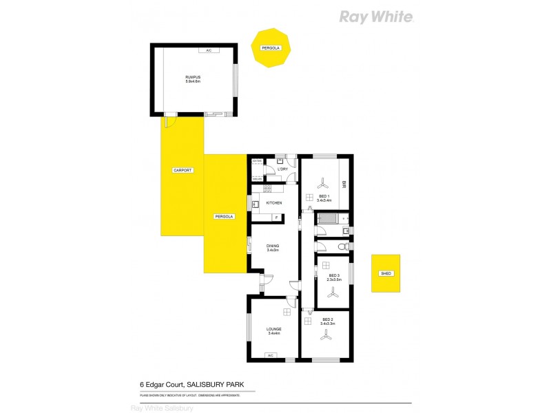 6 Edgar Court, Salisbury Park SA 5109 Floorplan