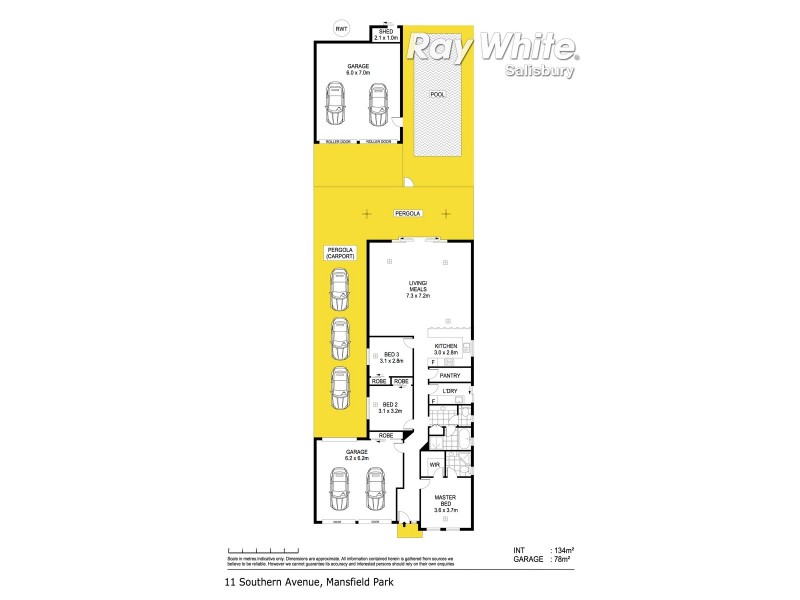 11 Southern Avenue, Mansfield Park SA 5012 Floorplan