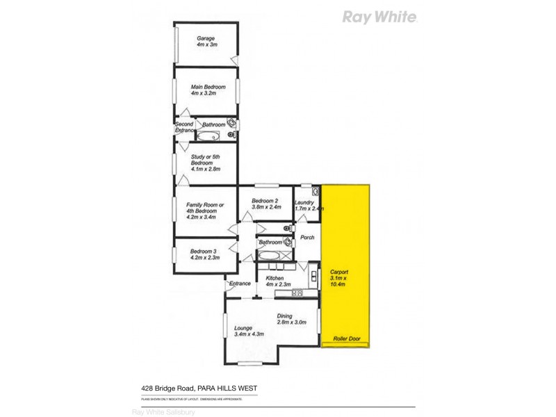428 Bridge Road, Para Hills West SA 5096 Floorplan