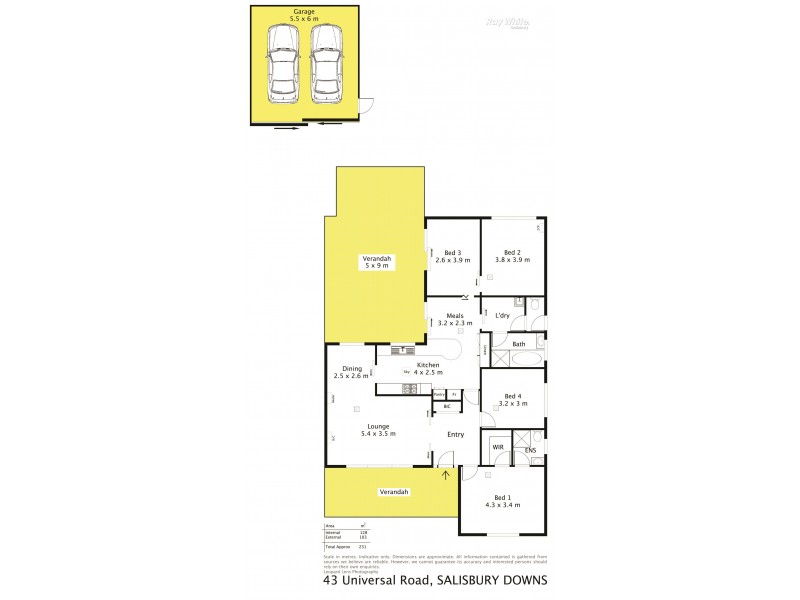 43 Universal Road, Salisbury Downs SA 5108 Floorplan