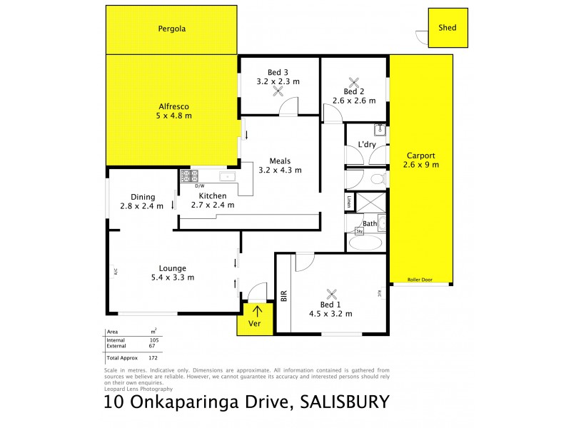 10 Onkaparinga Drive, Salisbury SA 5108 Floorplan