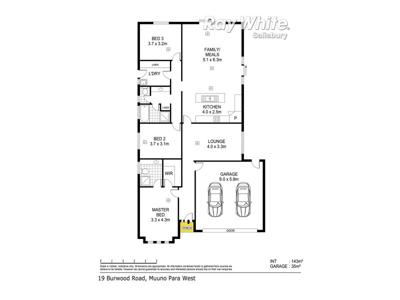 19 Burwood Road, Munno Para West SA 5115 Floorplan