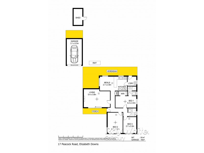 17 Peacock Road, Elizabeth Downs SA 5113 Floorplan
