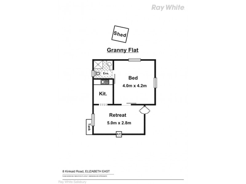 8A Kinkaid Road, Elizabeth East SA 5112 Floorplan