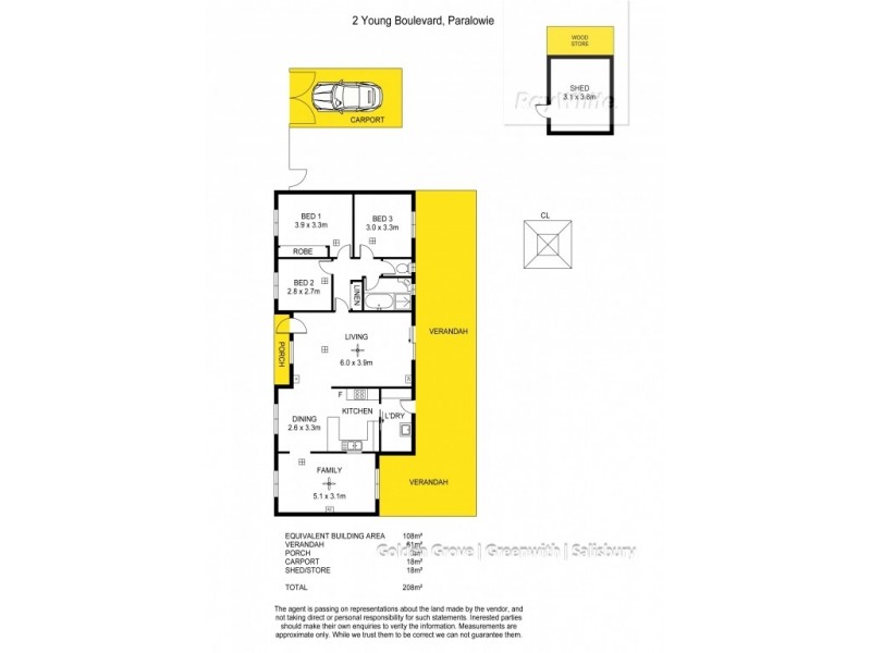 2 Young Boulevard, Paralowie SA 5108 Floorplan