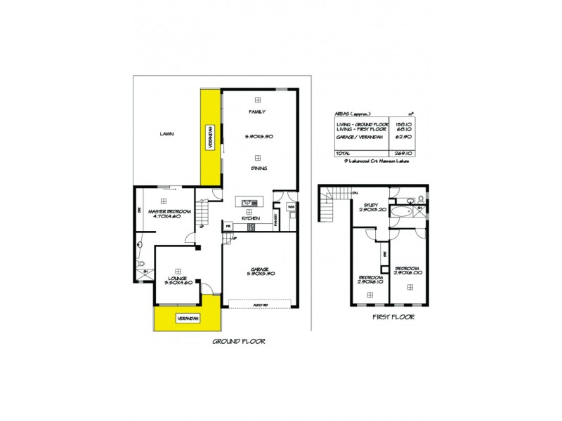 9 Lakewood Court, Mawson Lakes SA 5095 Floorplan