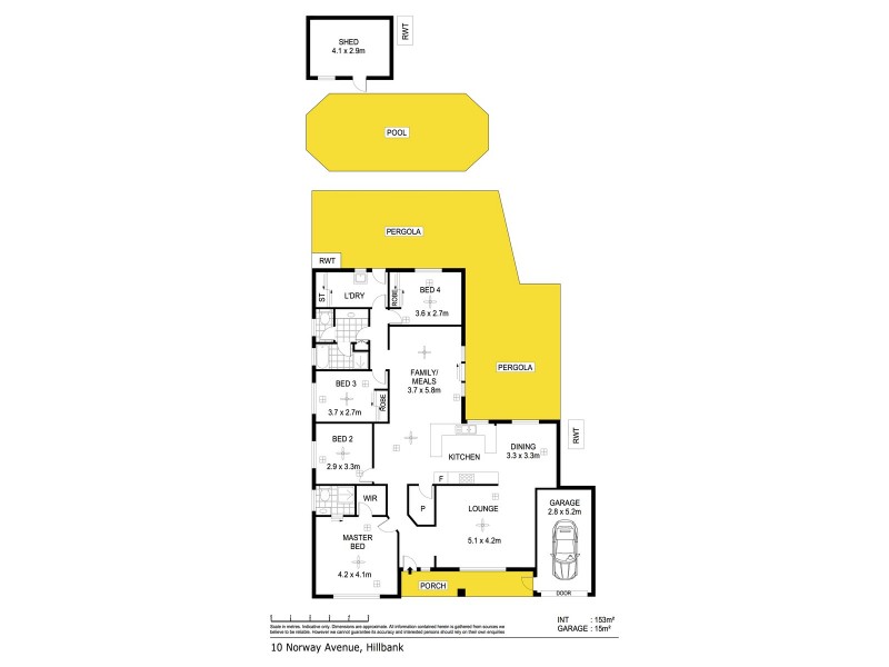 10 Norway Avenue, Hillbank SA 5112 Floorplan