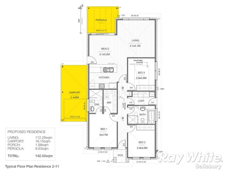 Lot 11/317-321 Burton Road, Burton SA 5110 Floorplan