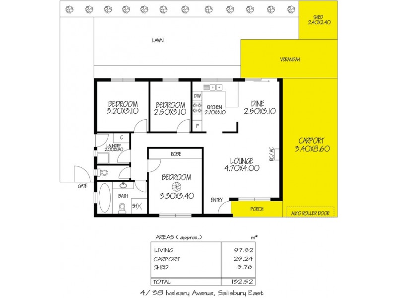 4/38 Iveleary Avenue, Salisbury East SA 5109 Floorplan