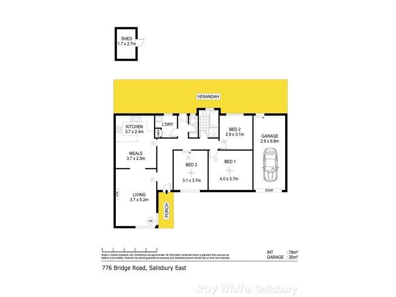 776 Bridge Road, Salisbury East SA 5109 Floorplan