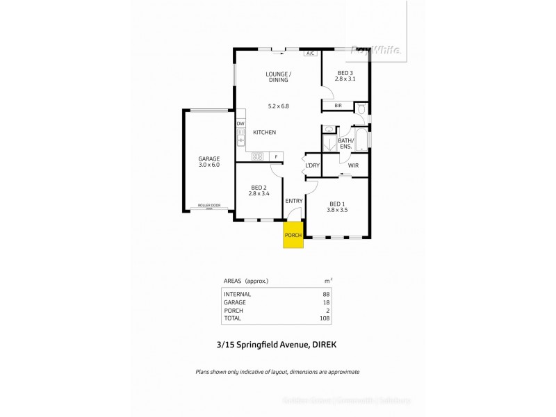 3/15 Springfield Avenue, Direk SA 5110 Floorplan