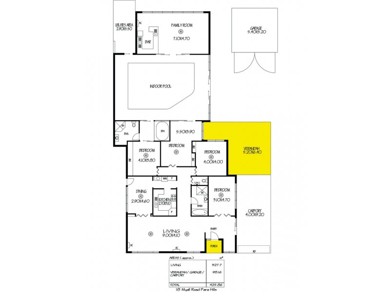 18 Myall Road, Para Hills SA 5096 Floorplan