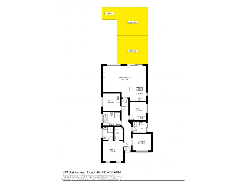 513 Stebonheath Road, Andrews Farm SA 5114 Floorplan