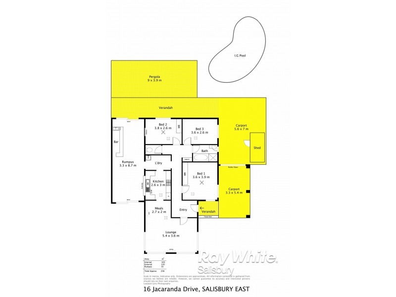 16 Jacaranda Drive, Salisbury East SA 5109 Floorplan