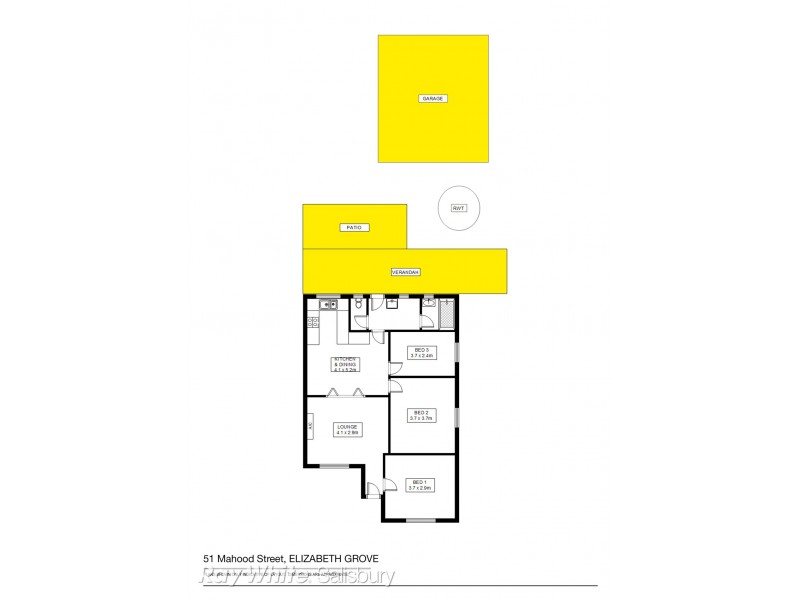 51 Mahood Street, Elizabeth Grove SA 5112 Floorplan