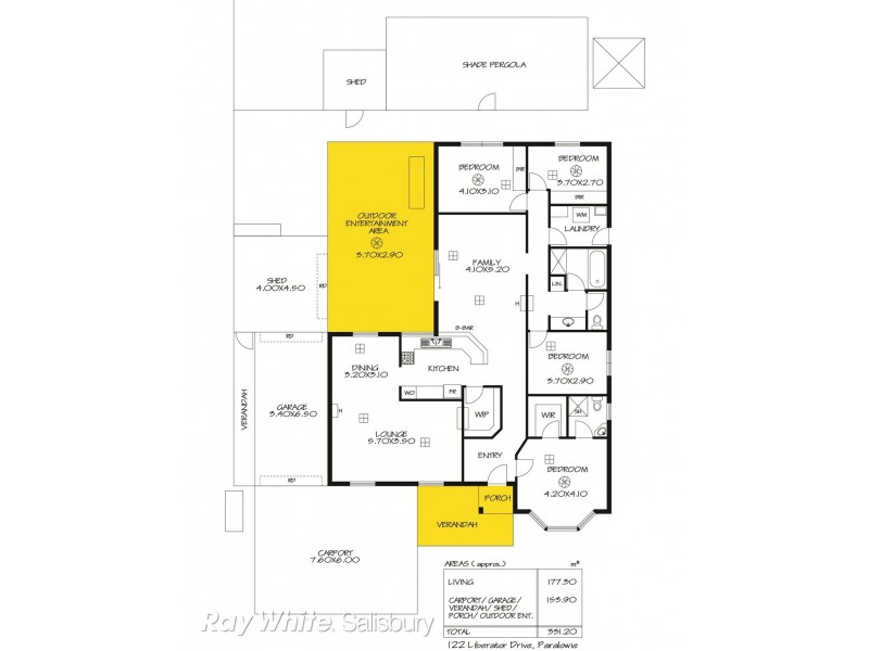 122 Liberator Drive, Paralowie SA 5108 Floorplan