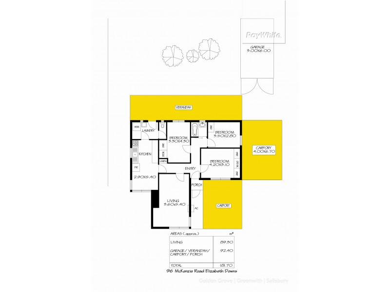 96 McKenzie Road, Elizabeth Downs SA 5113 Floorplan