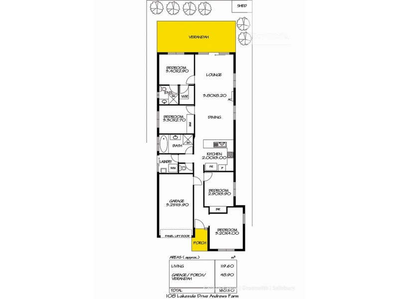 108 Lakeside Drive, Andrews Farm SA 5114 Floorplan