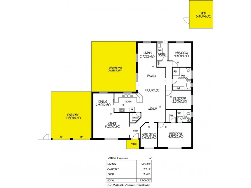 10 Majestic Avenue, Paralowie SA 5108 Floorplan