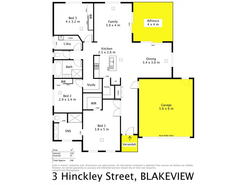 3 Hinckley Street, Blakeview SA 5114 Floorplan