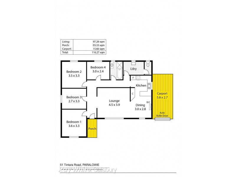 51 Tintara Road, Paralowie SA 5108 Floorplan