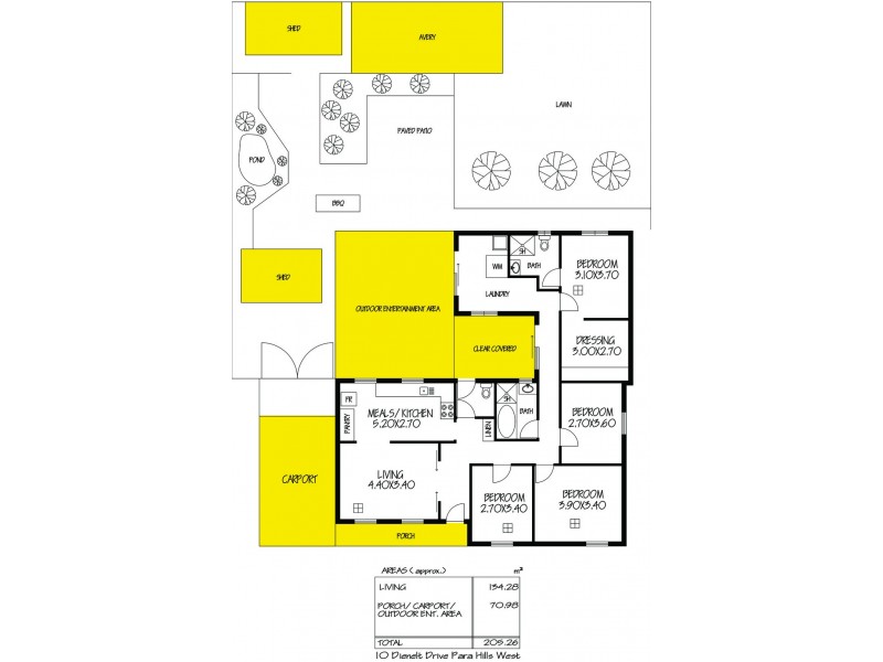 10 Dienelt Drive, Para Hills West SA 5096 Floorplan