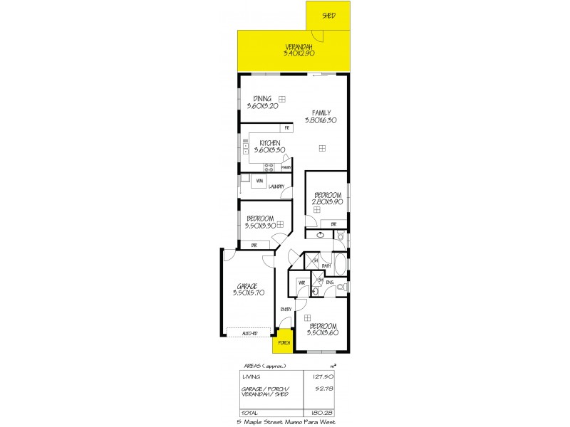 5 Maple Street, Munno Para West SA 5115 Floorplan
