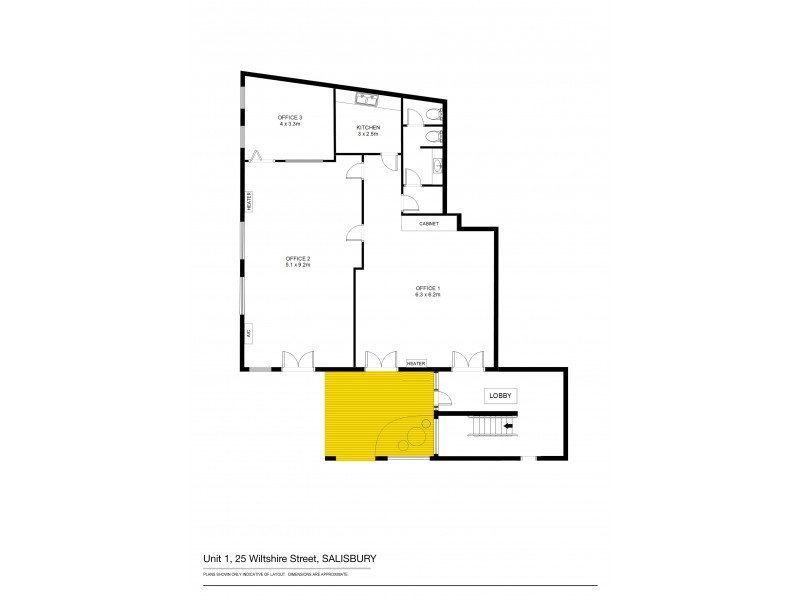 Unit 1/25-27 Wiltshire Street, Salisbury SA 5108 Floorplan