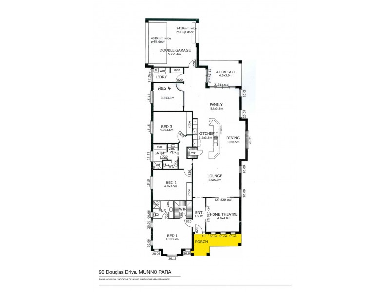 90 Douglas Drive, Munno Para SA 5115 Floorplan