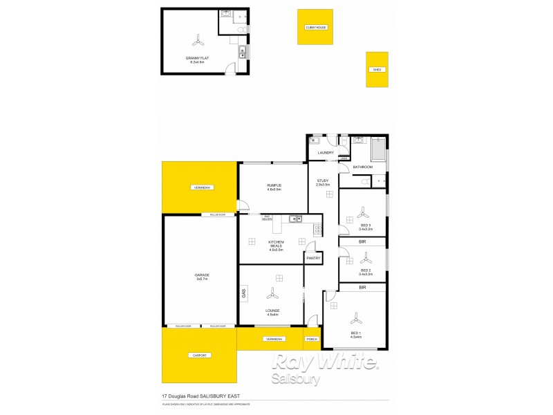 17 Douglas Road, Salisbury East SA 5109 Floorplan