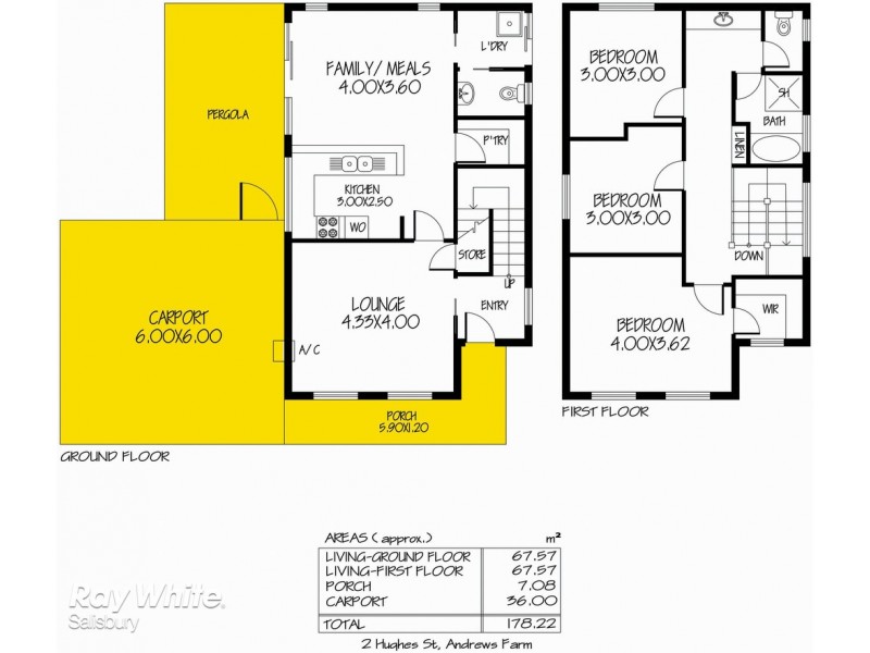 2 Hughes Street, Andrews Farm SA 5114 Floorplan
