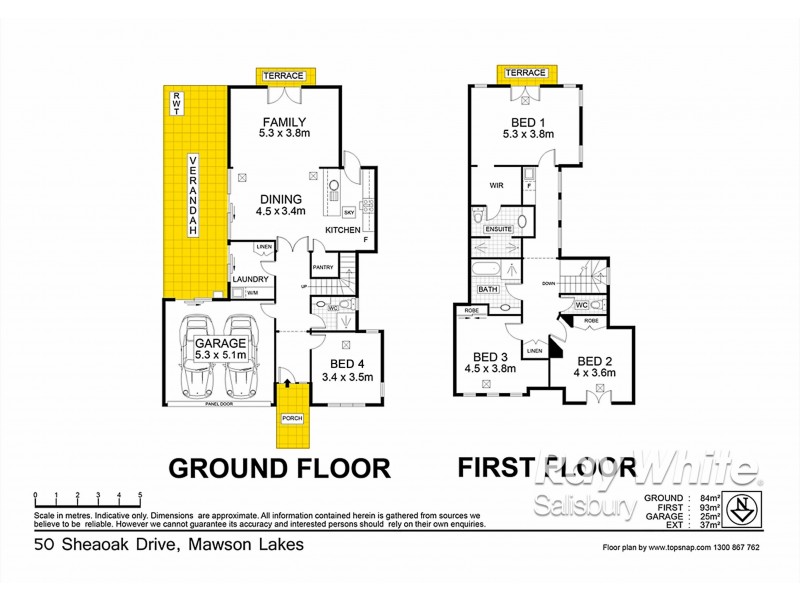 50 Sheaoak Drive, Mawson Lakes SA 5095 Floorplan