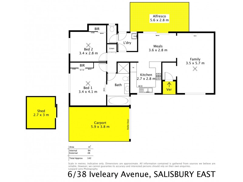 6/38 Iveleary Avenue, Salisbury East SA 5109 Floorplan