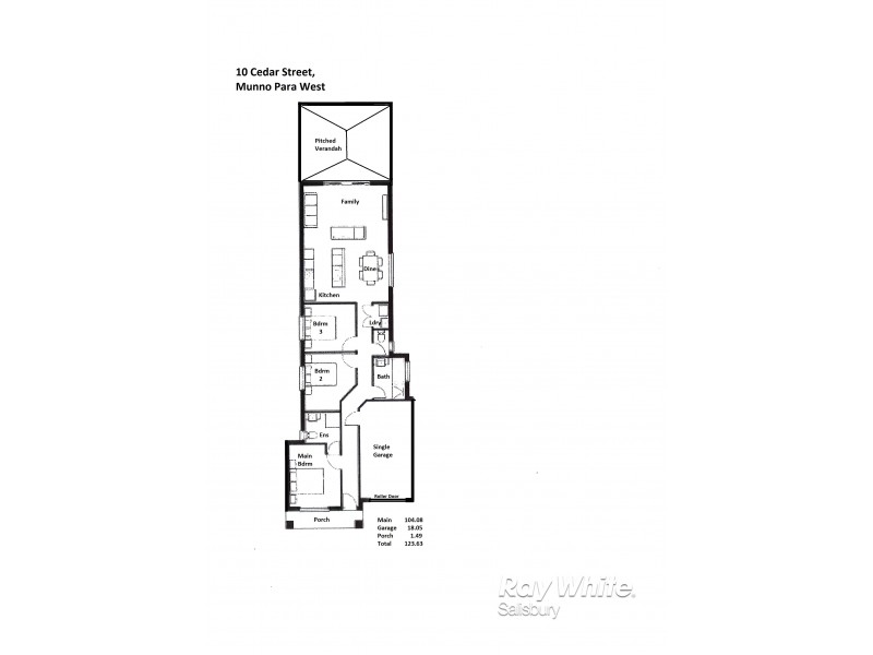 10 Cedar Street, Munno Para West SA 5115 Floorplan