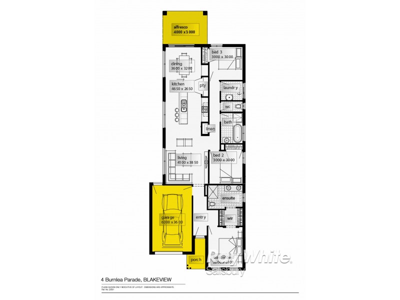 4 Burnlea Parade, Blakeview SA 5114 Floorplan