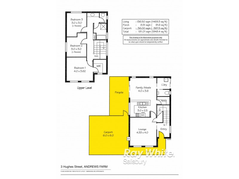 2 Hughes Street, Andrews Farm SA 5114 Floorplan
