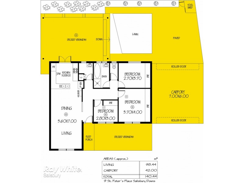 9 Saint Peters Place, Salisbury Downs SA 5108 Floorplan