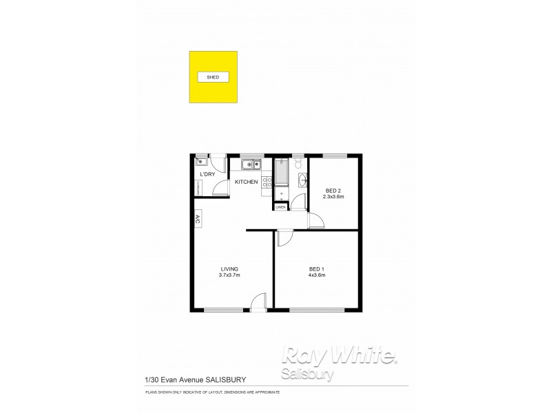 U1/30 Evan Avenue, Salisbury SA 5108 Floorplan