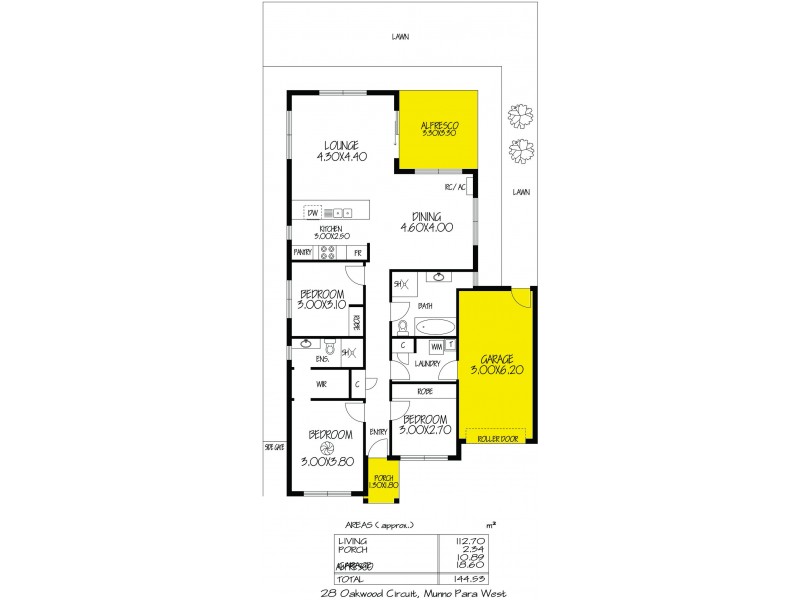 28 Oakwood Circuit, Munno Para West SA 5115 Floorplan