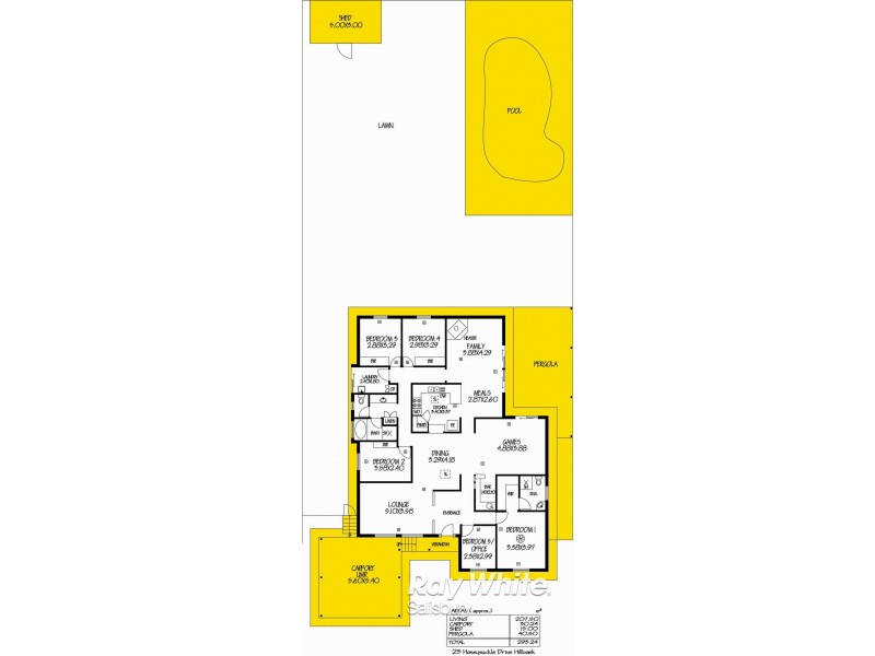 23 Honeysuckle Drive, Hillbank SA 5112 Floorplan