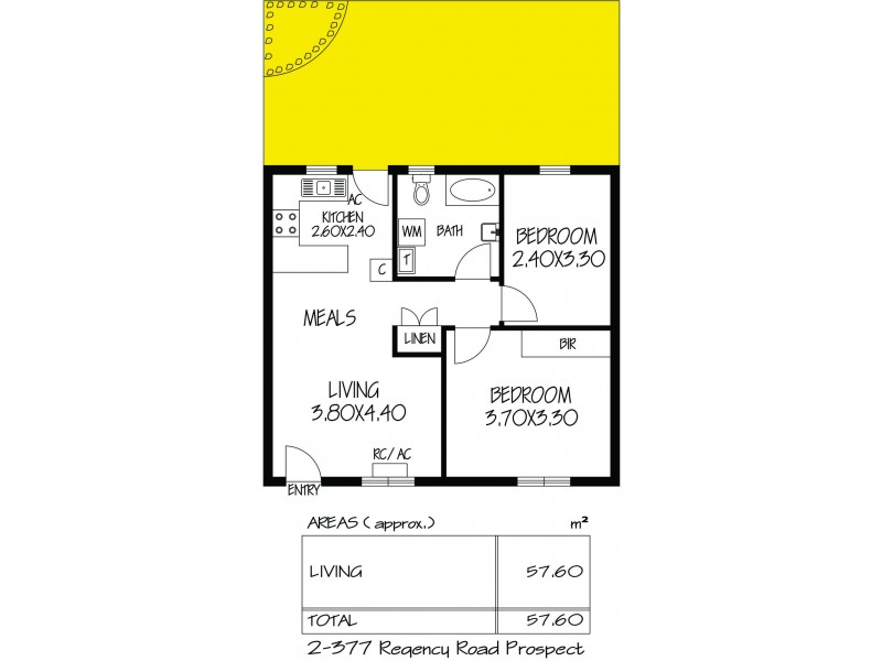 2/377 Regency Road, Prospect SA 5082 Floorplan