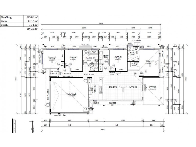 14 Olympic Ave, Gracemere QLD 4702 Floorplan