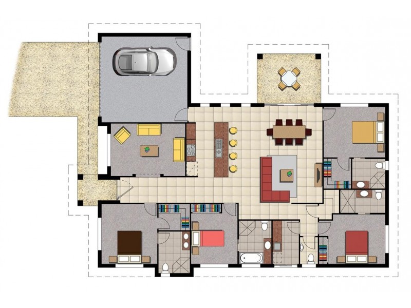 12 Rosebrook Place, Gracemere QLD 4702 Floorplan