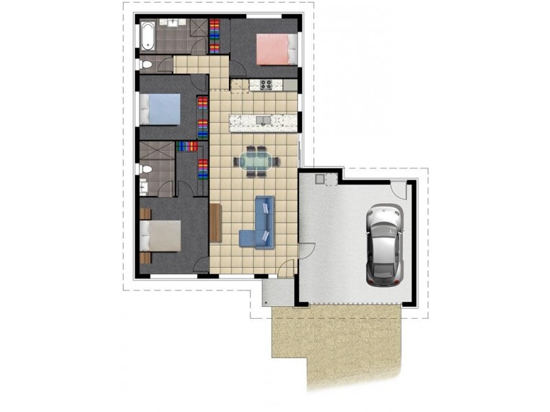 Lot 213 Laver Court, Gracemere QLD 4702 Floorplan