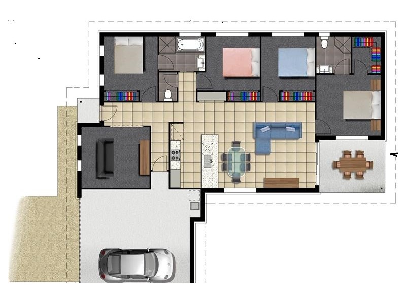 Lot 214 Laver Court, Gracemere QLD 4702 Floorplan