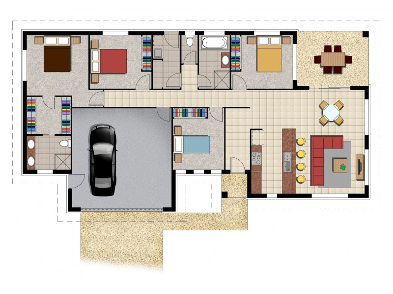 11 Laver Place, Gracemere QLD 4702 Floorplan