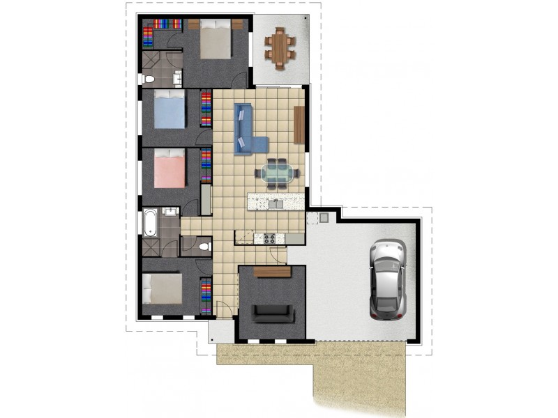 8 Laver Place, Gracemere QLD 4702 Floorplan